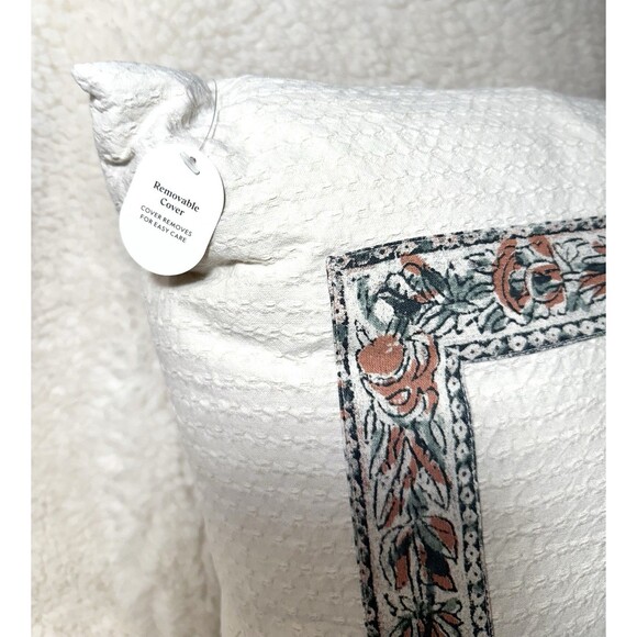Oversized Square Border Pattern Cream - Threshold Design with Studio McGee - Picture 6 of 9